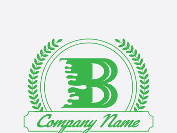 B logo design preview picture