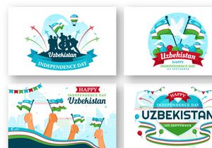13 Uzbekistan Independence Day Illustration