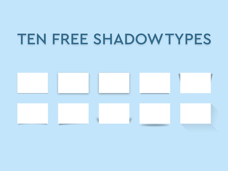Ten Shadow Types Set