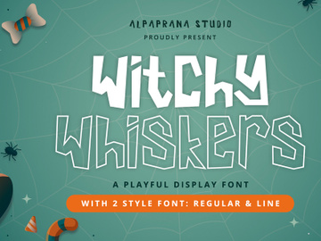 Witchy Whiskers - Playful Font preview picture