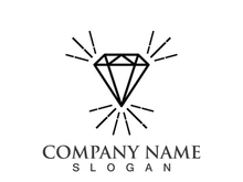 Diamond logo template vector icon illustration design