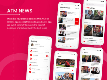 ATM News App UI KIT preview picture