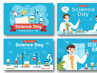 16 National Science Day Illustration