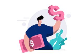 Financial Accounting flat illustration