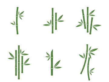 Bamboo vector icon illustration preview picture