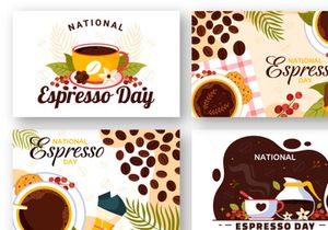 11 National Espresso Day Illustration