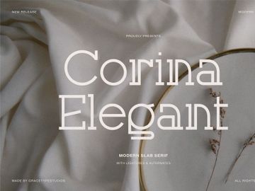 Corina Elegant | Modern Slab Serif preview picture