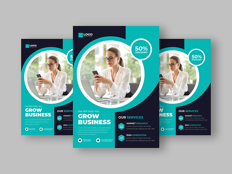 Business Marketing Agency Flyer template Ver-8
