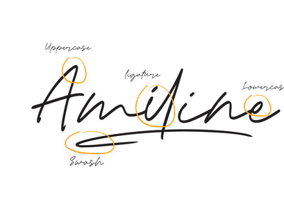Amiline Handwritten Signature Font