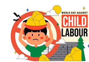10 World Day Against Child Labour Illustration