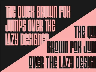 Condensans - Condensed Sans Serif Font