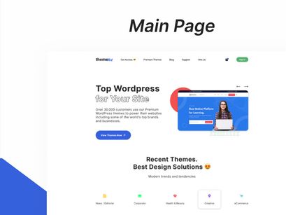 Design template ThemeRage Figma and Photoshop