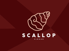 Seashell Logo, Inspirational Scallop Design