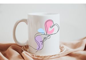Heart Shaped Hand Draw One Continuous Line