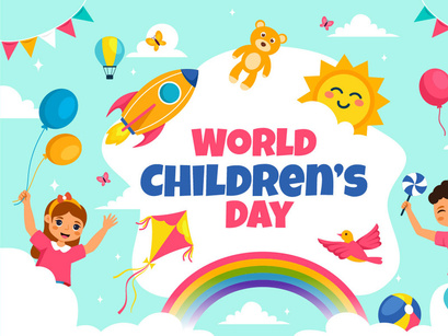 11 World Children's Day Illustration