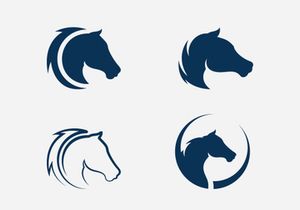 Horse Logo Template Vector illustration design