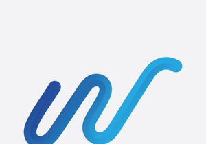 W Letter Logo Template design