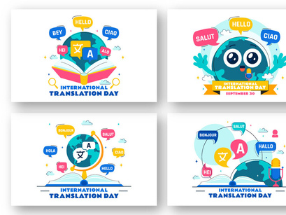 10 International Translation Day Illustration