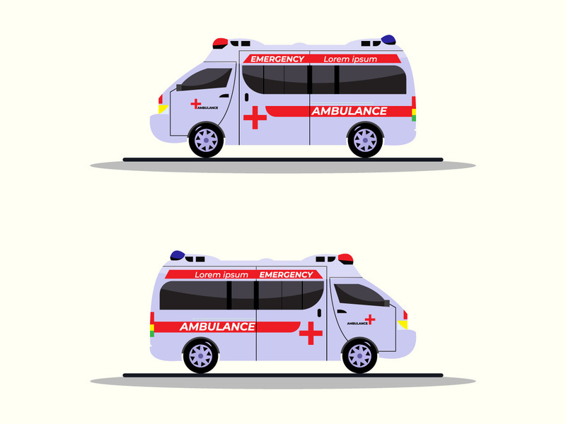 Ambulance Clipart Isolated Vector