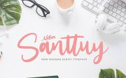 Santuy - Handwritten Font