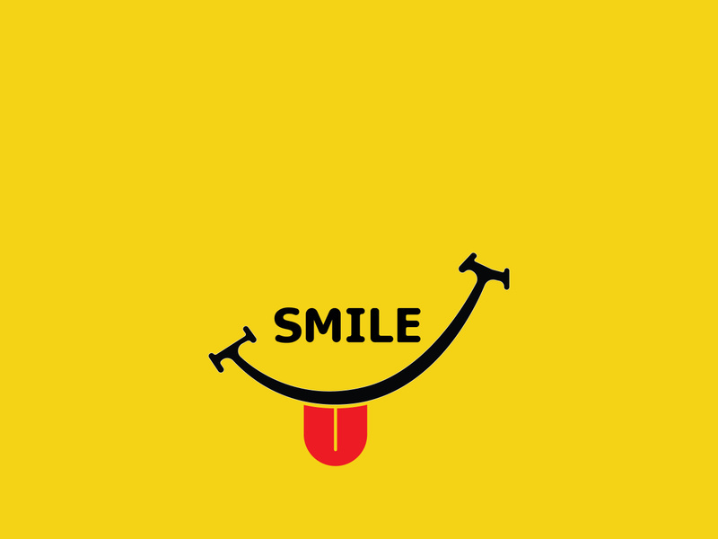 Smile logo and symbol vector image