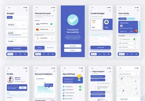 Meela - Money Transfer, Bank, Finance and Wallet App UI Kit