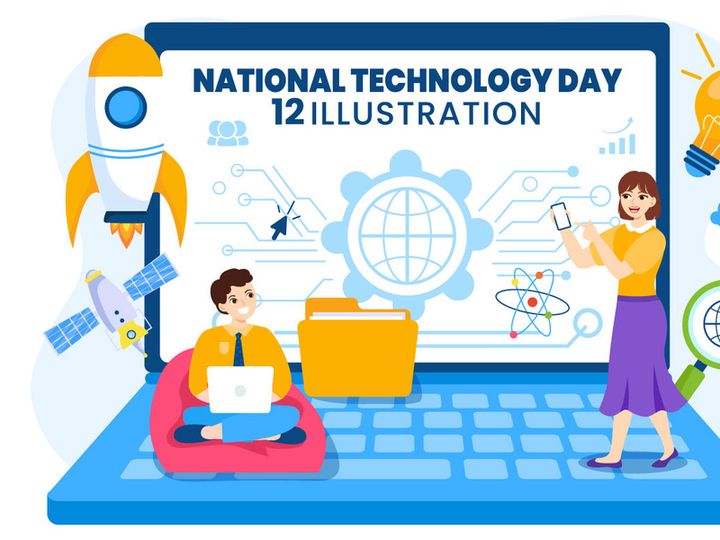 12 National Technology Day Illustration