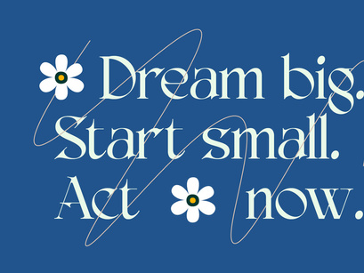 AO Dreya - Display Font