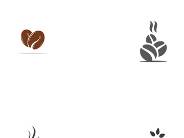 Premium coffee bean logo design. preview picture