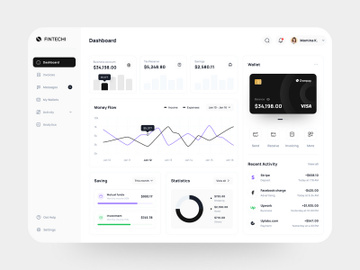 Fintech Banking Dashboard preview picture