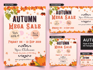 Autumn Festival Flyer & Social Media Pack-15 preview picture