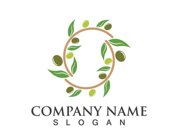 Extra virgin olive oil logo icon design vector illustration preview picture