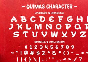 Quimas - Quirky Display Font