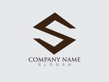 S letter logo initial company name preview picture