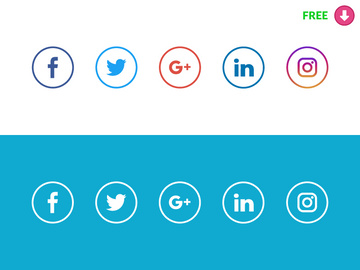 Free Social Media icons preview picture
