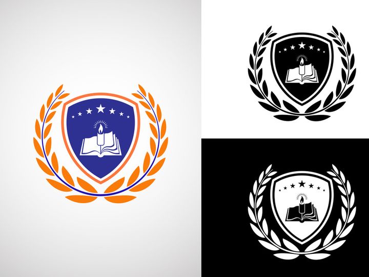 Education logo design vector template, Education and graduation logo vector illustration