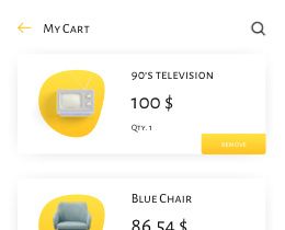 Free E-commerce App UI KIT