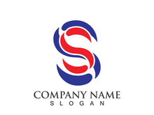 Business corporate S letter logo design vector