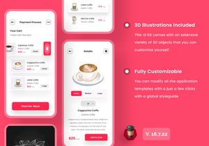 Coffee Store App UI Kits