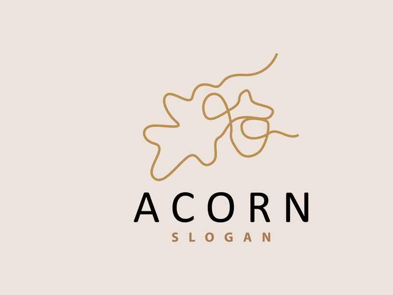 Acron Logo, Premium Design Simple Vintage Retro Style
