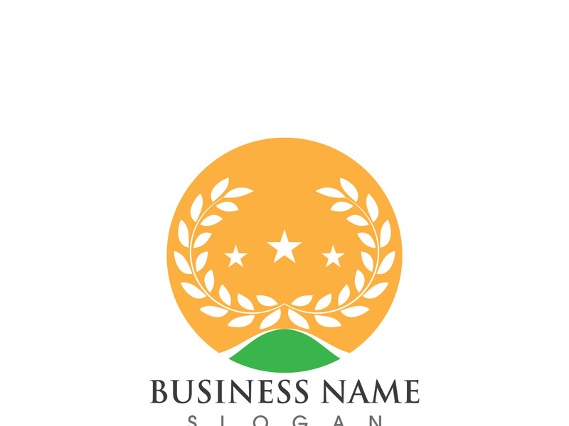 Agriculture wheat logo and symbol vector