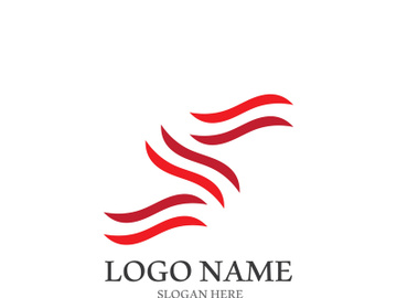 S letter creative icon logo design elegant vector illustration preview picture