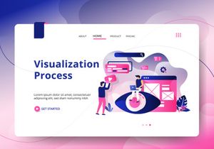 Landing Page Creative Process sets Illustration