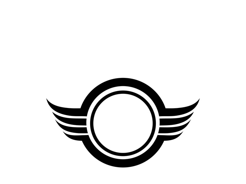 Wing illustration logo and symbol vector