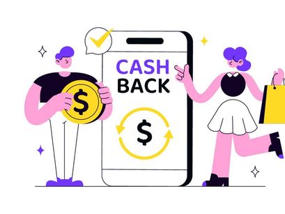 10 Cashback Vector Illustration