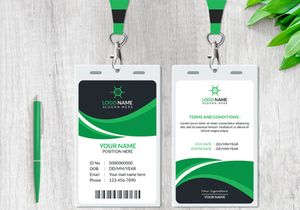 Creative ID Card Design Template