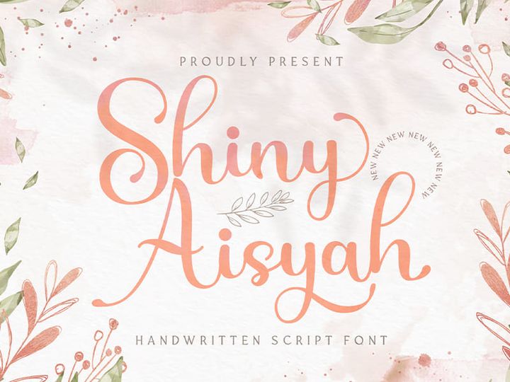 Shiny Aisyah - Handwritten Font
