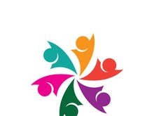 Community logo business template and icon people vector