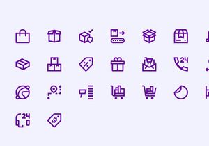 E-commerce icons