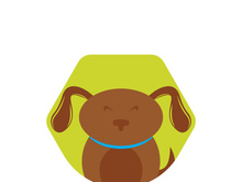 Dog logo vector design icon illustration template